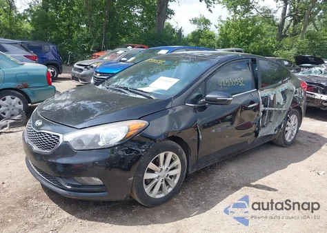 2015 Kia Forte Ex from USA, damaged, VIN KNAFX4A84F5378316